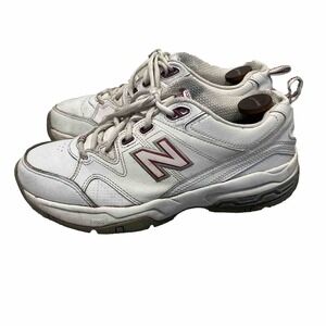 New Balance 609 V2 White Classic Vintage Shoes Womens Size 9 D Wide